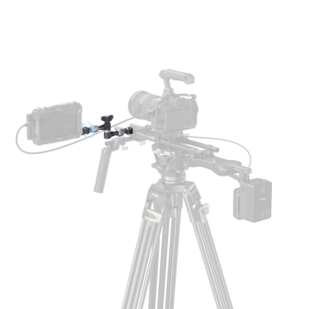 SmallRig 6317 - solidne ramię Magic Arm z głowicami kulowymi - przykład użycia
